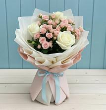 Букет цветов из:  Розы в Абане