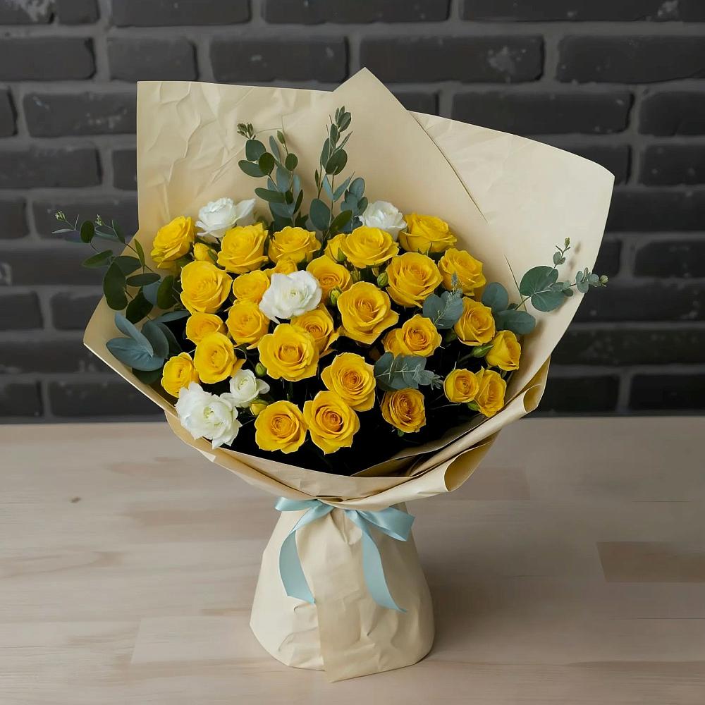 Букет цветов из: Розы в Абане