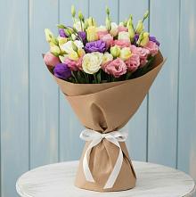 Букет цветов из:  Лизиантусы #REPLACE_PRED# Абане